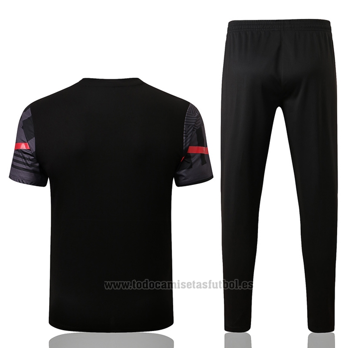 Chandal del AC Milan Manga Corta 2022-2023 Gris
